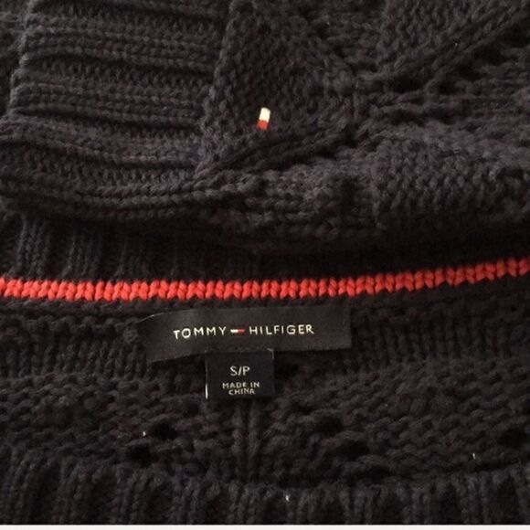 Tommy Hilfiger Open Knit Blue Sweater - Picture 2 of 5